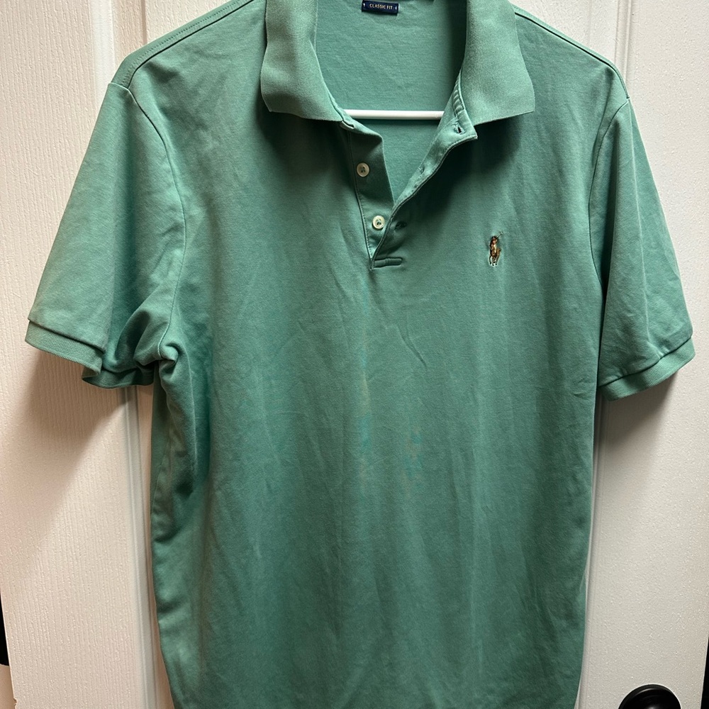Ralph Lauren Men's Green Polo Shirt size M/ NWOT B122